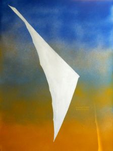 Sail blocked in white